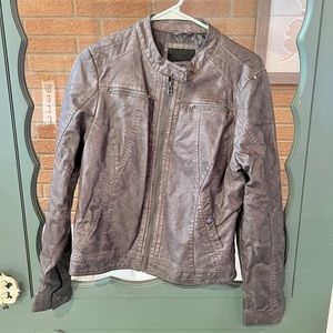 Maurices like leather jacket size large- Only worn a handful of times